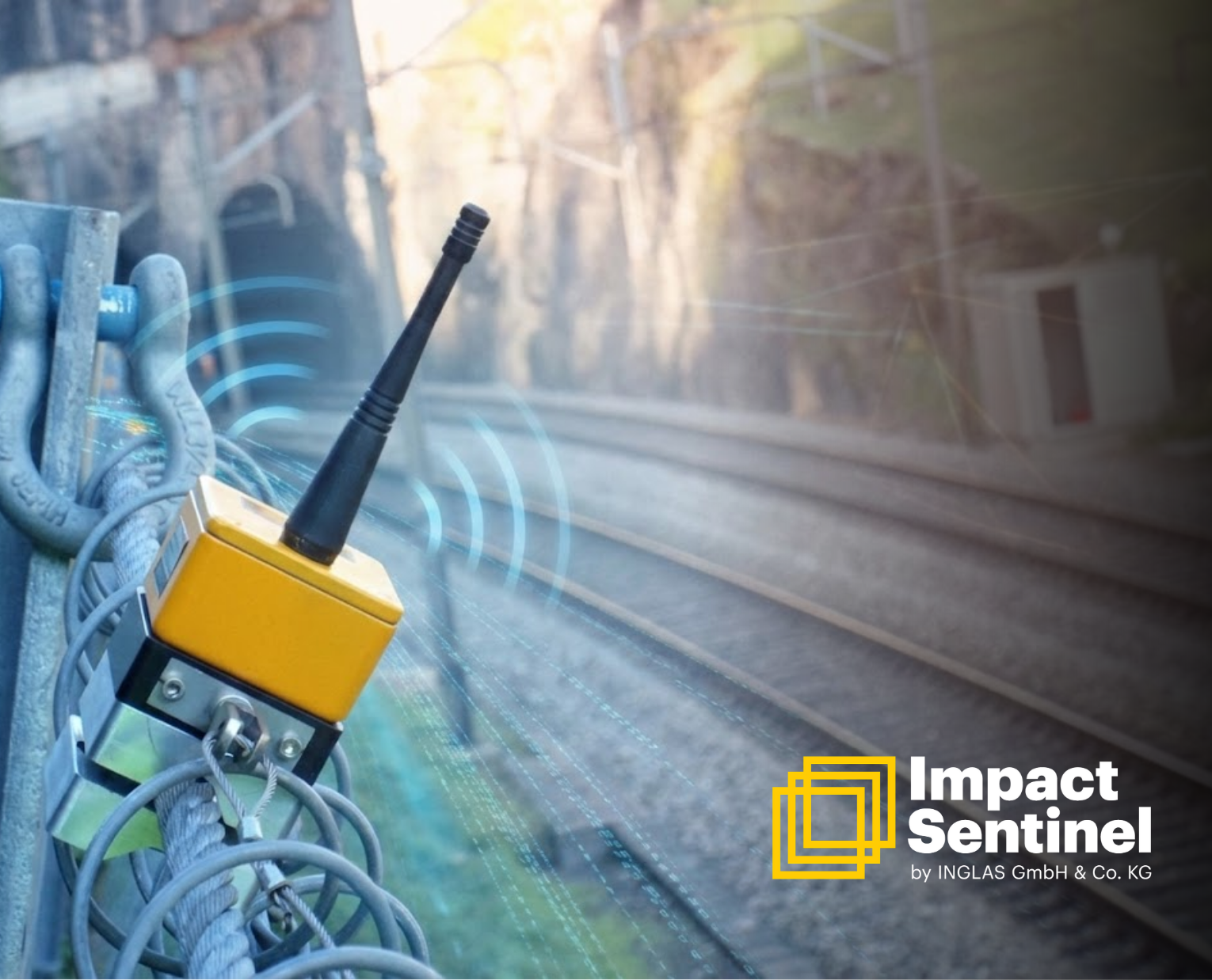 Diagram of the ImpactSentinel alarm chain from sensor to operator alert